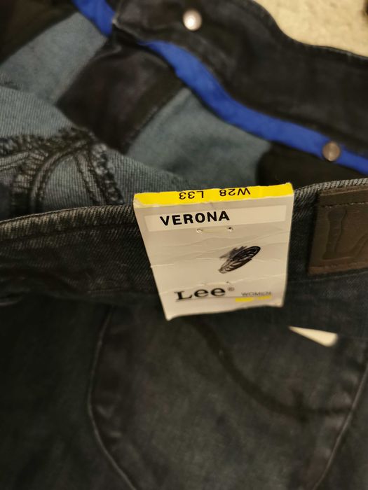 Jeansy spodnie rurki Lee Verona W28 L33