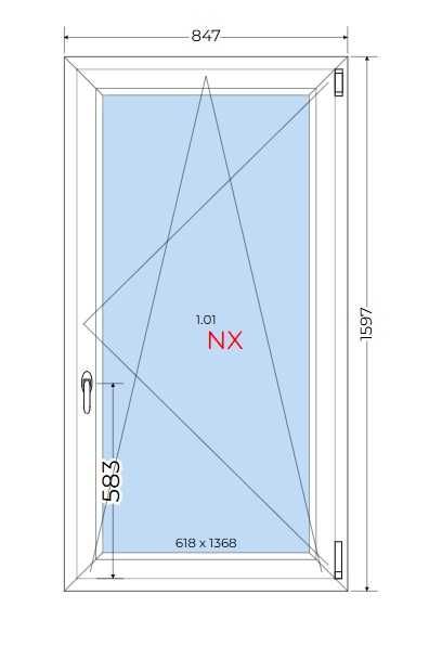 Okno 80x160 wyprzedaż- outlet okienny! antracyt / brąz