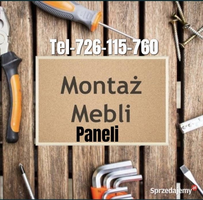 Montaż,paneli,mebli z paczek drobne rematy