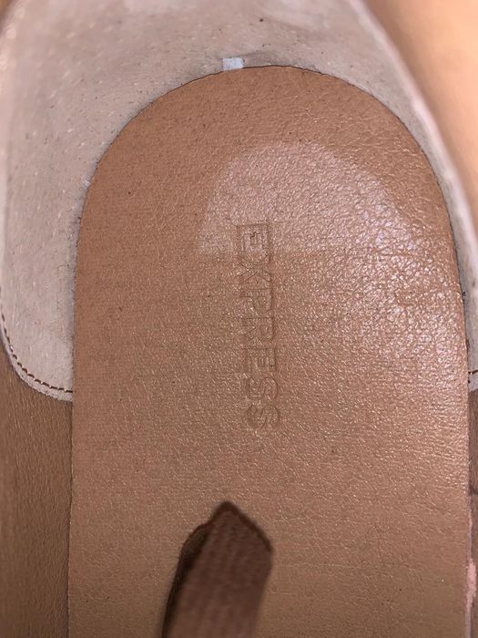 EXPRESS - brązowe zamszowe buty męskie - chukka, nowe, rozmiar 46