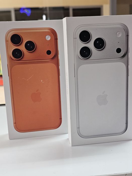 Nowe iPhone 17 Pro Orange/Silver 256GB Gwarancja Apple