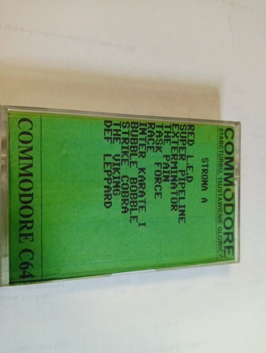 Gry na kasecie Commodore C 64