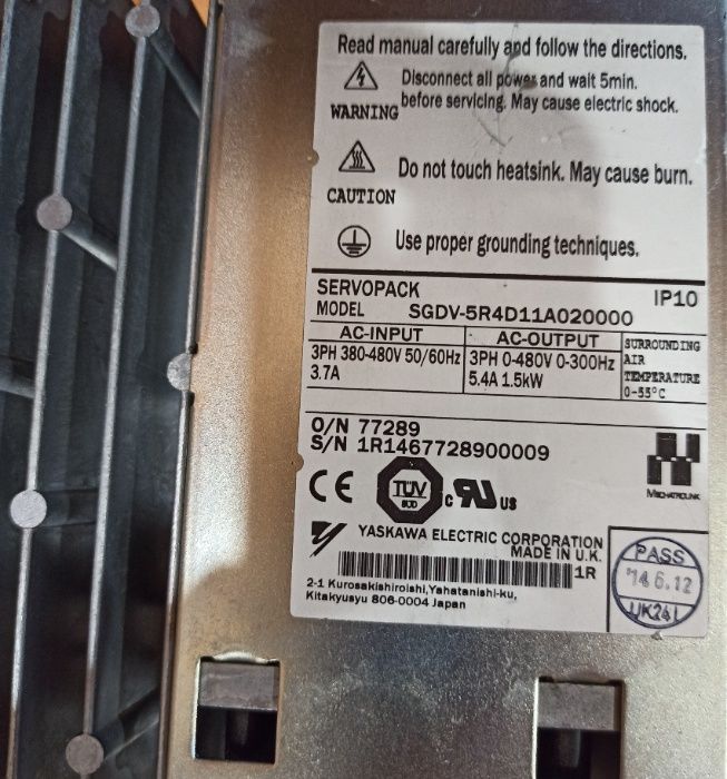 SGDV-5R4D11A Сервопривод
