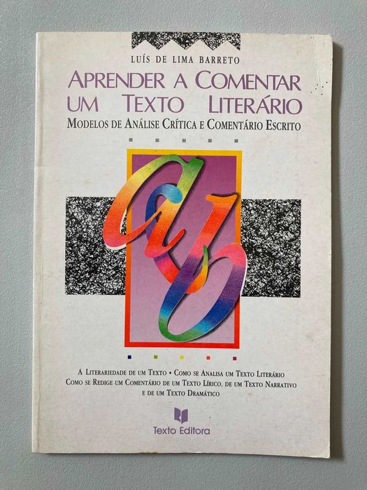 Aprender a Comentar um Texto Literário, de Luís de Lima Barreto