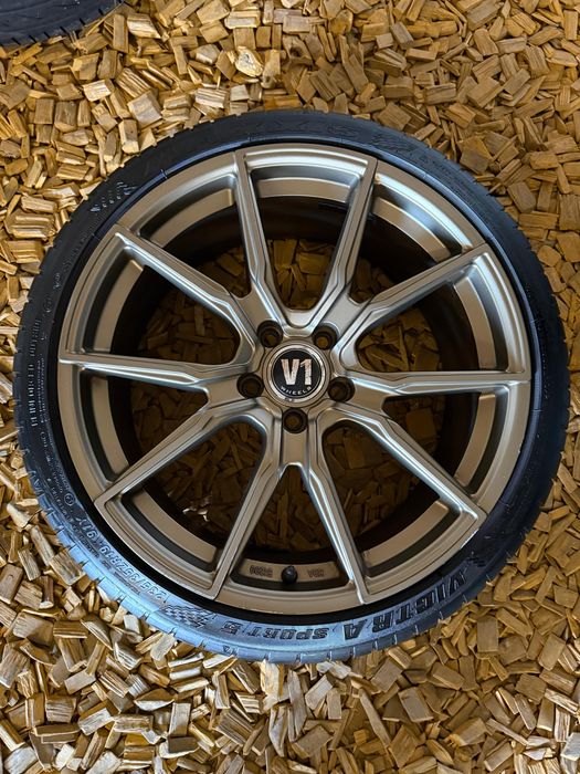 Felgi koła 19 cali v1 letnie 7mm 5x112 vw audi seat skoda golf a3 a4 leon