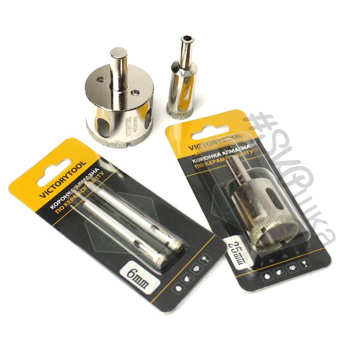 Алмазные коронки для плитки Victorytool cвп