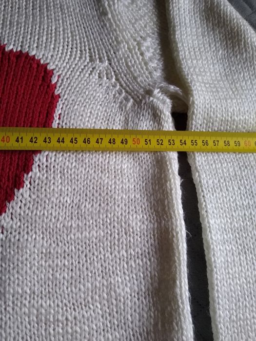 Damski sweter z sercem M/L
