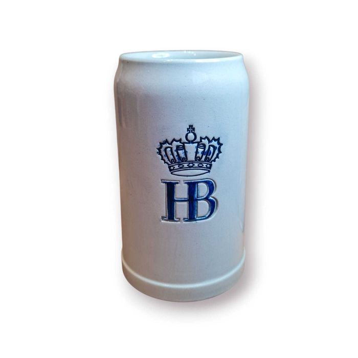 Caneca Cerveja Hofbräuhaus München (HB) – 1L – Grés Alemão – Alemanha