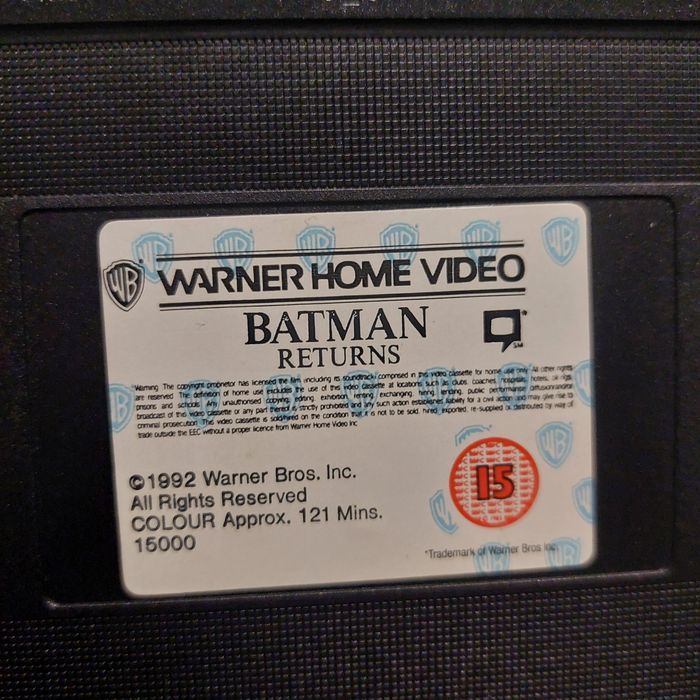 VHS Edição Especial - Batman Returns