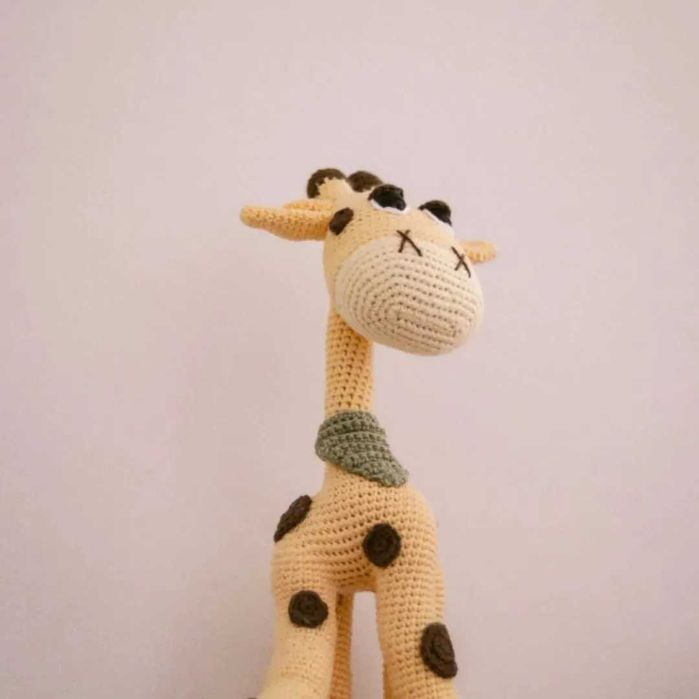 Girafa grande amigurumi