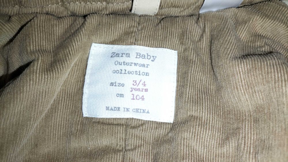 Casaco Zara criança