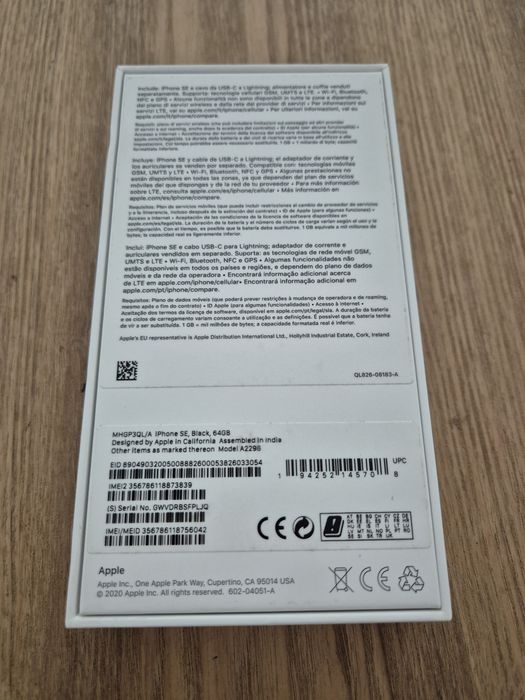 Iphone SE 2020 2a geração 64 Gb