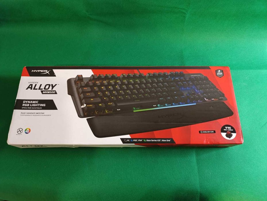 Teclado HyperX Alloy MKW100 US - caixa selada (3 anos garantia)