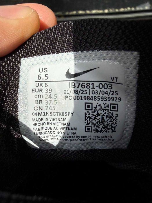 ОРИГІНАЛ! Nike Air Max 95 Ultra Black/Grey 39 42 | IB7681-003