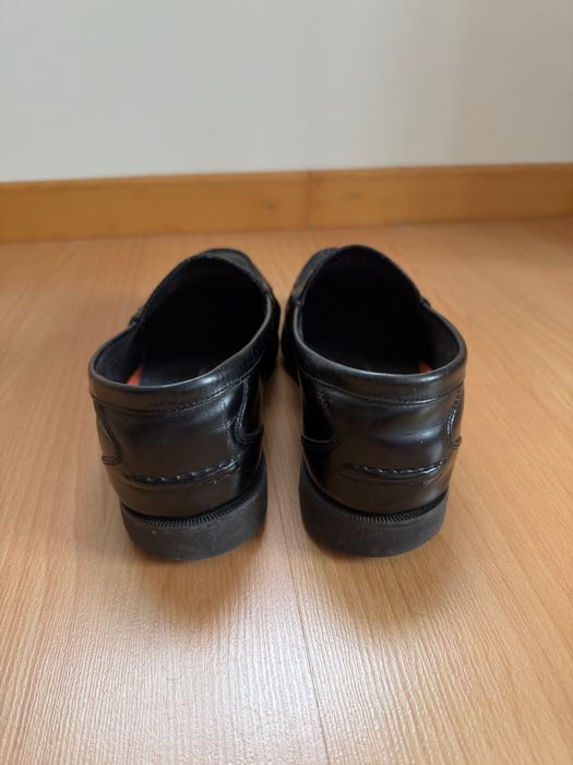 Mocassins Rockport em Pele Genuína Pretos – Tam. 44.5 (Muito Confortáveis)