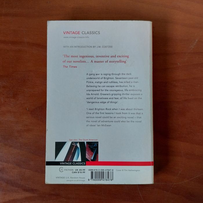 Brighton Rock, de Graham Greene (livro inglês)