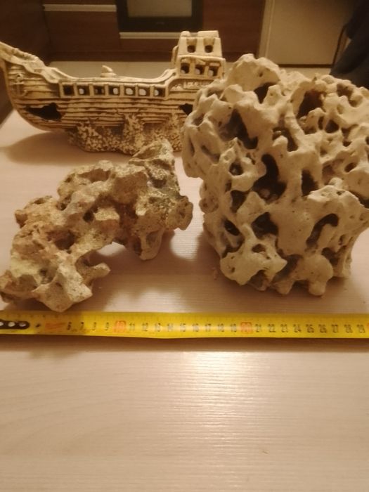 Kamień wapienny do akwarium.