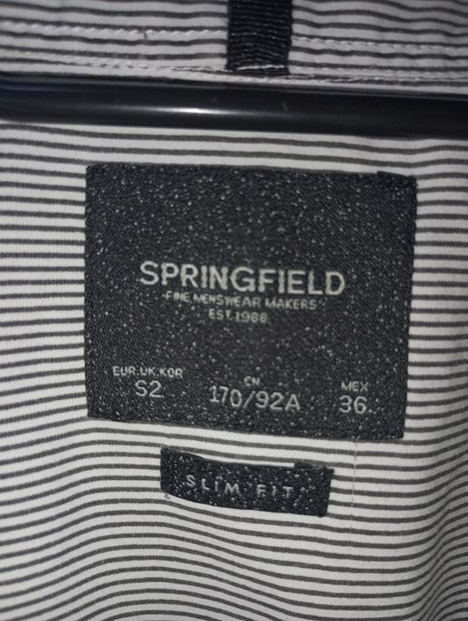 Camisa às riscas Springfield slim fit