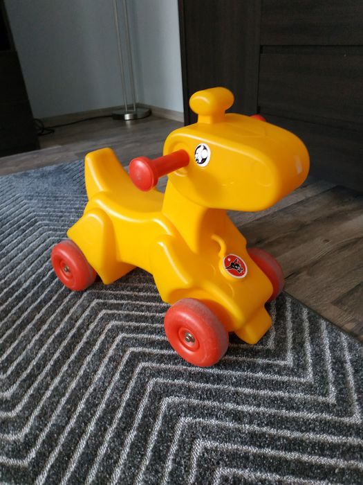 Jeździk pchacz  Żyrafa+autko