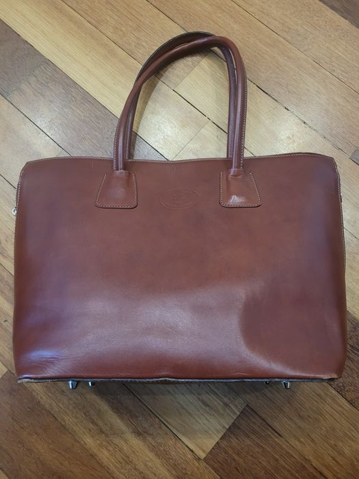 Torebka vera pelle mieszcząca a4