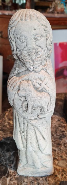 antiga imagem de jesus Cristo em grés