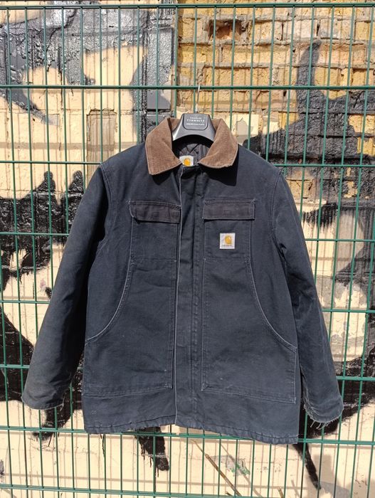 Винтажная рабочая куртка carhartt traditional coat duck made in usa