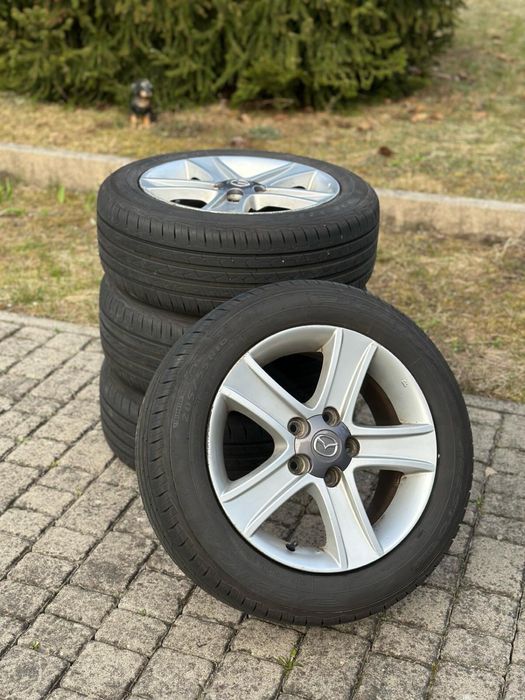 Alufelgi 5x114,3 Mazda + opony letnie 205/55R16 koła