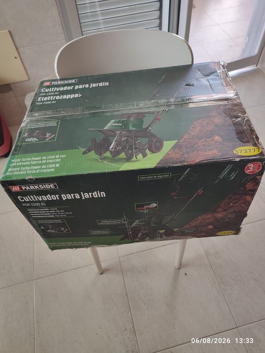 Motoenxada / Cultivador Elétrico Parkside 1500W PGK 1500 A1 – Como Novo