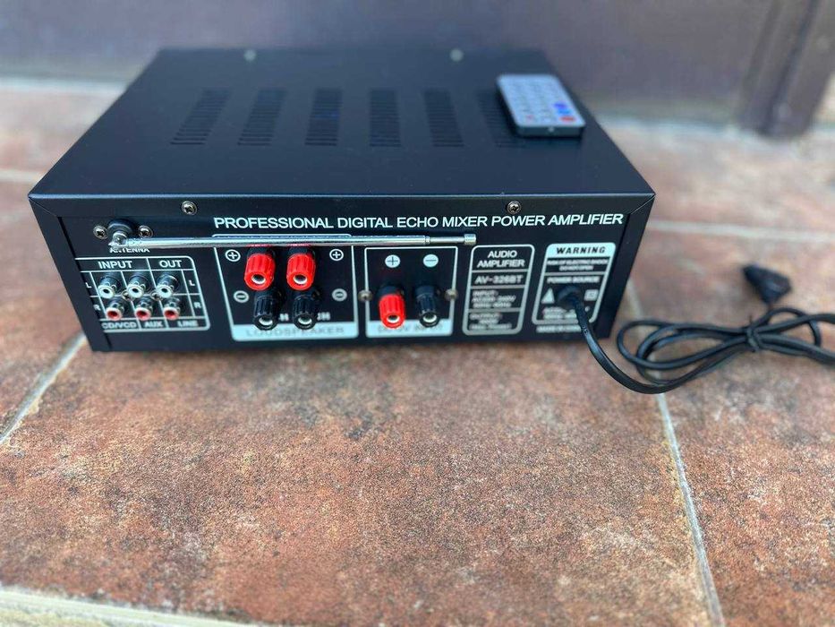 Підсилювач звуку 2х150ватт. Bluetooth. Усилитель звука в авто. Ресивер