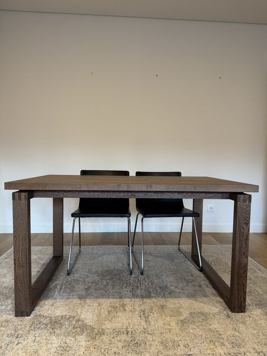 Mesa jantar MÖRBYLANGA 140x85 cm