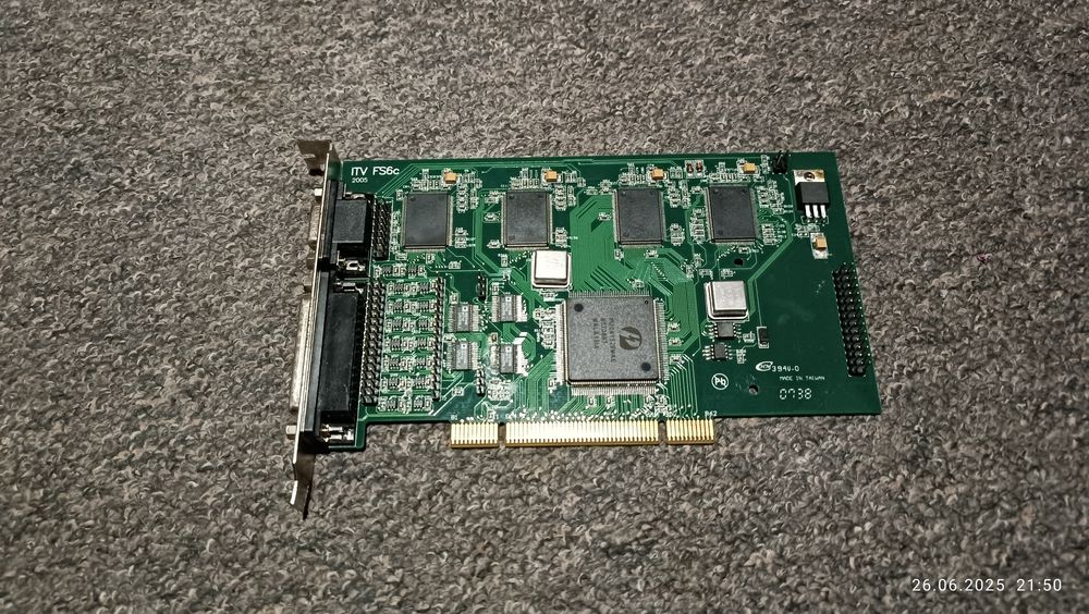 Плата видеозахвата, DVR-карта, ITV FS6c, для видеонаблюдения