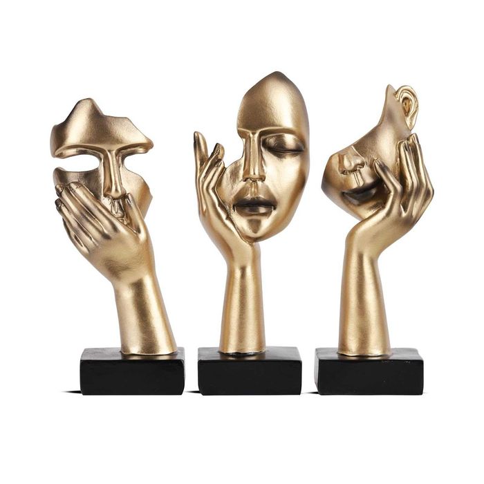 Nowa statuetka myśliciela / rzeźba / dekoracja / statua / 3 szt !9107!