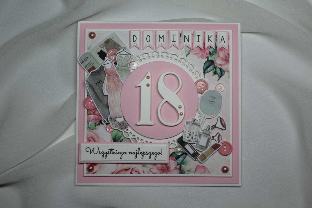 Kartka urodzinowa ręcznie robiona