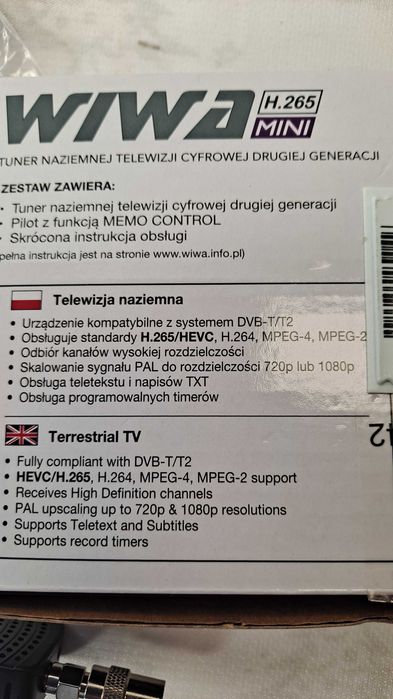 Dekoder DVB-T2 Hevc Wiwa Mini