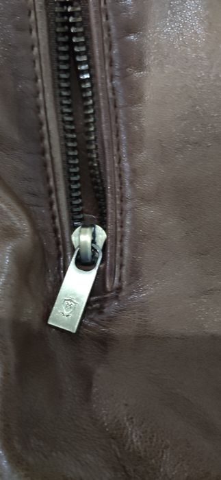 Blusão em pele Massimo Dutti (M)