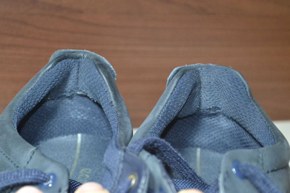 ecco 43р кроссовки кожаные сникерсы ботинки оригинал