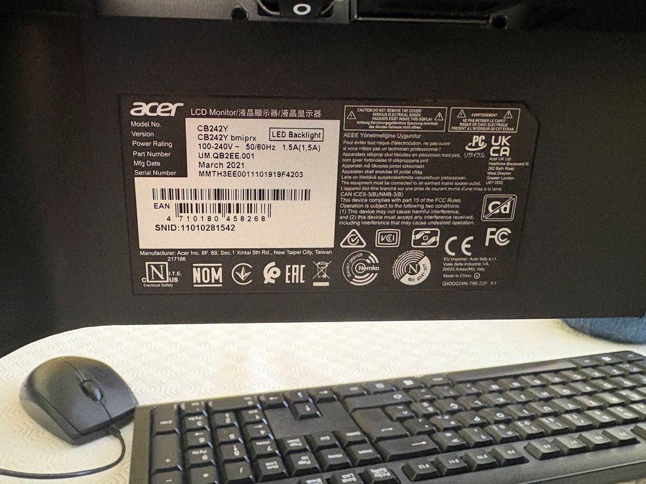 Monitor ACER CB242Y