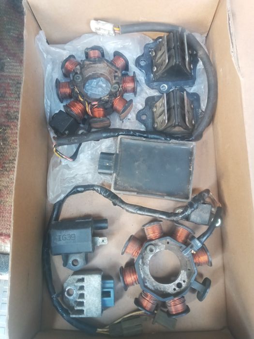 Статор  і запчастини япон. скутера Сузукі Летс 2