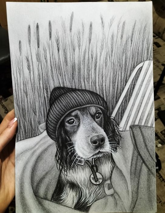 Портрет по фото  заказ  рисунок картина арт карандаш масло акварель