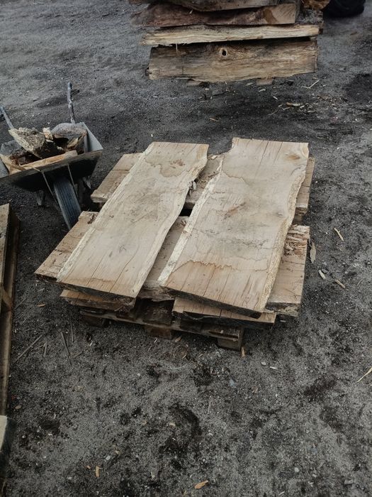 Deski blaty forszty dębowe  sezonowane.