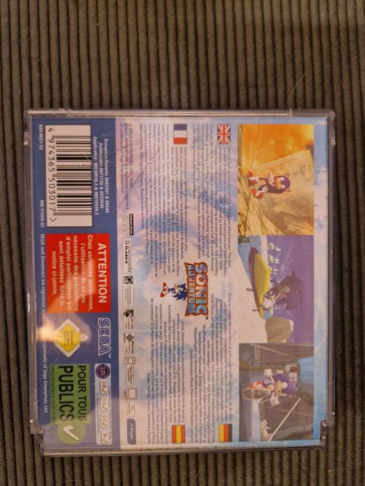 Sonic Adventure Dreamcast Gra PAL