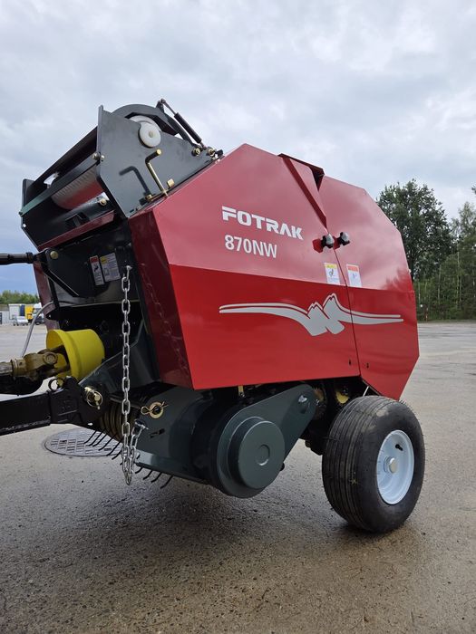 Prasa Rolująca Fotrak 870 Belarka Balownica do Ursus  C330 okrągłe bale Bele Promocja Nowa owijarka owija siatką