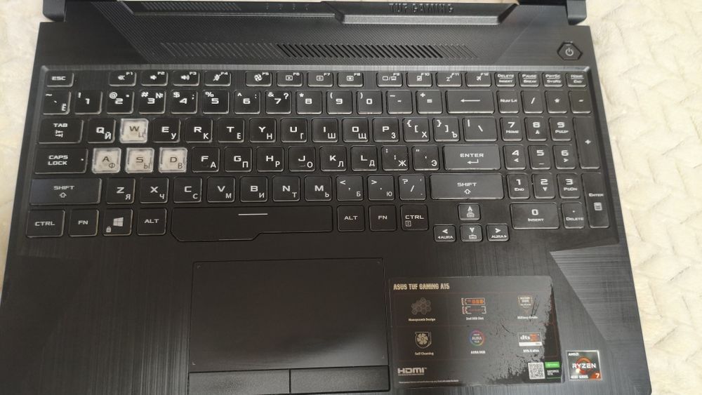 Ігровий Ноутбук Asus TUF Gaming A15 FA506IU, 1660ti, 32GB ram, Ryzen 7