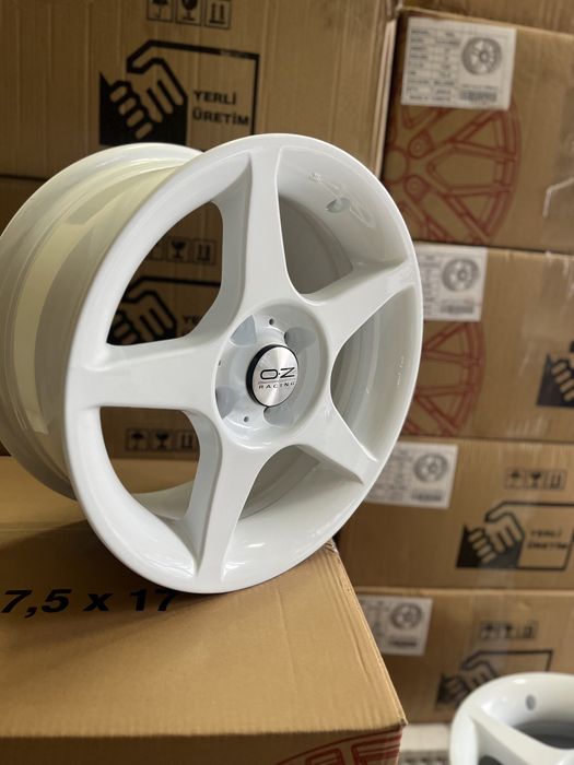 Jantes 15” 4x100 MiM Brancas “Speedline” renault clio Vw golf opel corsa nissan Toyota seat Ibiza