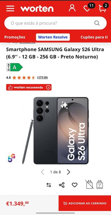 Troco por iphone 17 pro max