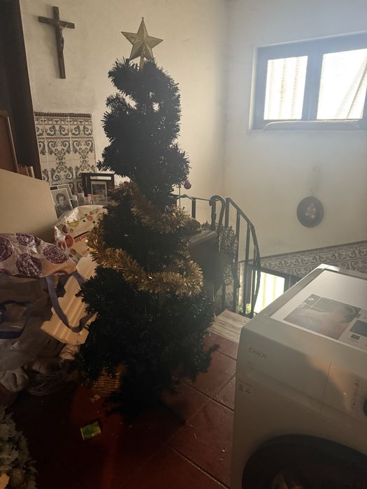 Arvore de natal com enfeites