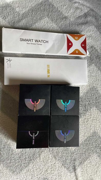 Zestaw elektroniki smartwatch i smartring