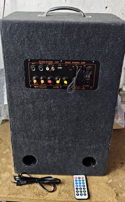Caixa de som bluetooth karaoke etc, NOVO