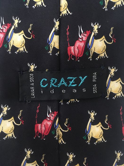 Gravatas (2) Moshino/Crazy Ideas - Seda