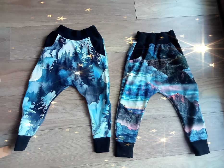 Spodnie baggy dowony rozmiar i kolor